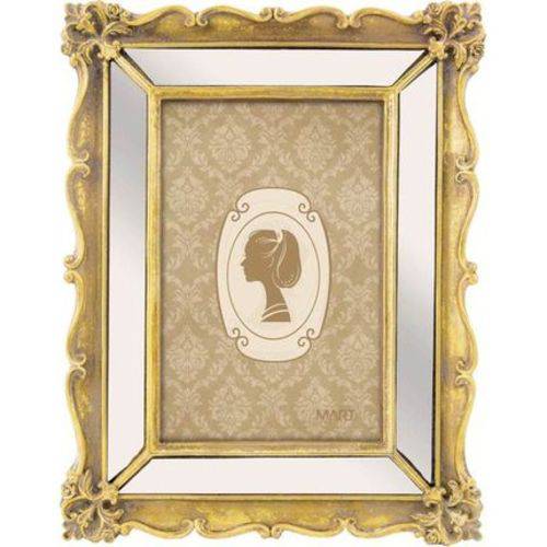 Porta Retrato Antique Dourado em Poliresina - 10x15 6364