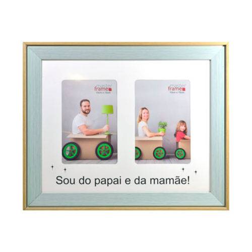 Porta Retrato Baby Colors para 2 Fotos 10x15 Cm