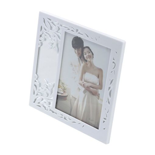 Porta Retrato Branco para 1 Foto 13x18cm Leaf Prestige