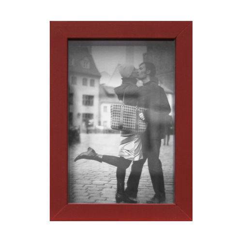 Porta-Retrato Caixa Liso Vermelho 15x21cm