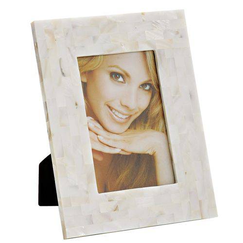 Porta Retrato com Moldura em Madre Perola 10x15cm - Led Lustre