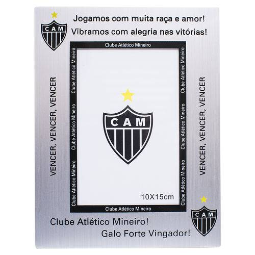 Porta Retrato de Alumínio Foto 10x15cm - Atlético Mineiro