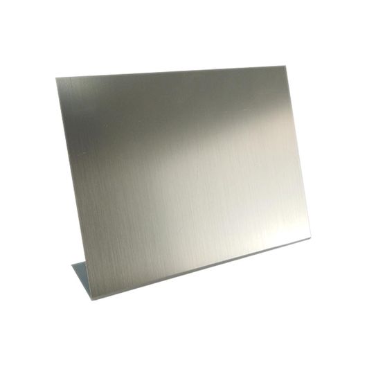 Porta Retrato de Metal Escovado 15x20cm Horizontal