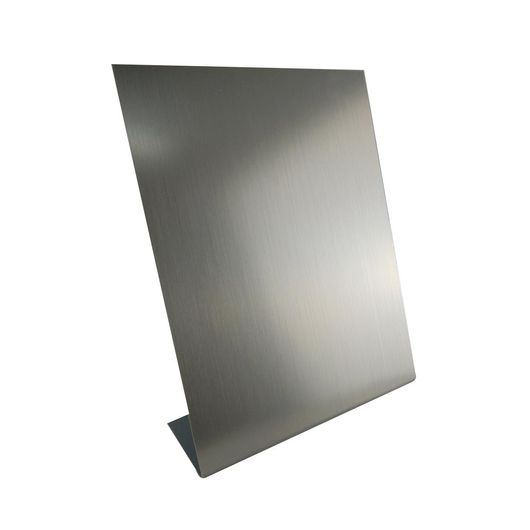 Porta Retrato de Metal Escovado 15x20cm Vertical
