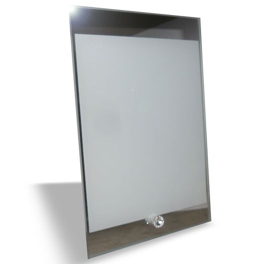 Porta Retrato de Vidro Espelhado para Sublimação 15x23cm - Bl03