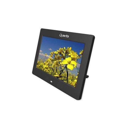 Porta Retrato Digital Quanta D600 10”/ SD/ USB - Preto