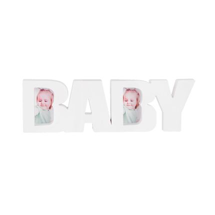 Porta Retrato Escultura Baby - Branco - Modali