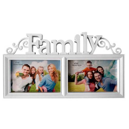 Porta Retrato Family para 02 Fotos 15x10 Cm