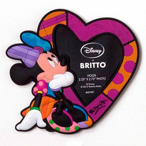 Porta Retrato Imantado Disney Romero Britto Minnie Emborrachado 10x11cm - Trevisan Concept