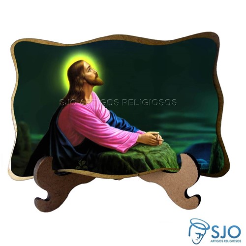 Porta-Retrato Jesus Orando - Modelo 2 | SJO Artigos Religiosos