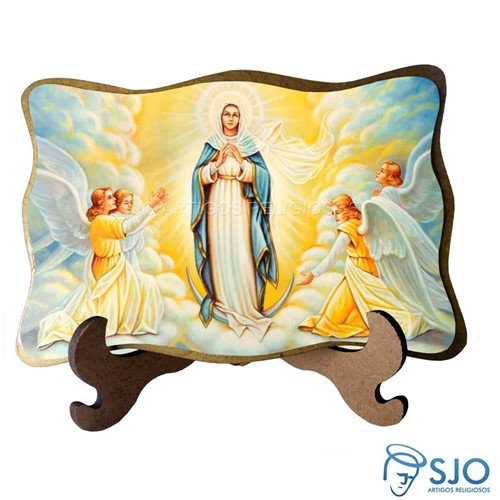 Porta-Retrato Nossa Senhora da Assunção - Modelo 2 | SJO Artigos Religiosos