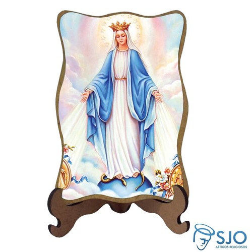 Porta-Retrato Nossa Senhora das Graças - Modelo 1 | SJO Artigos Religiosos