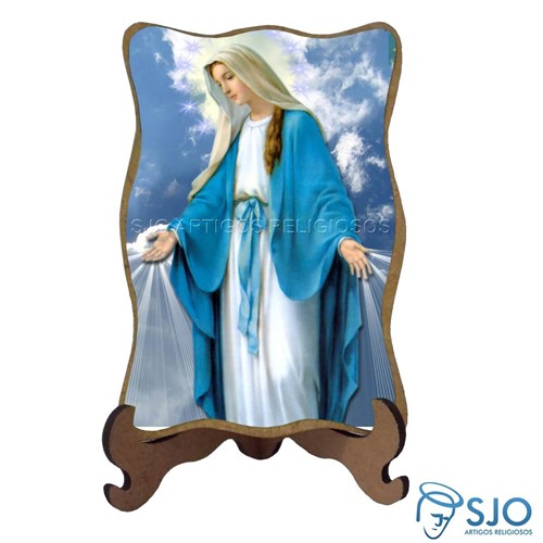 Porta-Retrato Nossa Senhora das Graças - Modelo 3 | SJO Artigos Religiosos