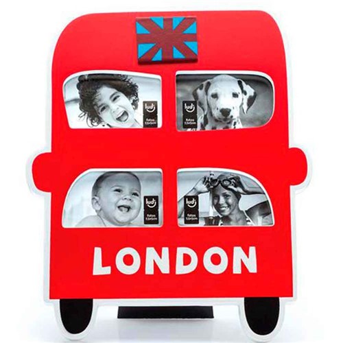 Porta Retrato Ônibus de Londres