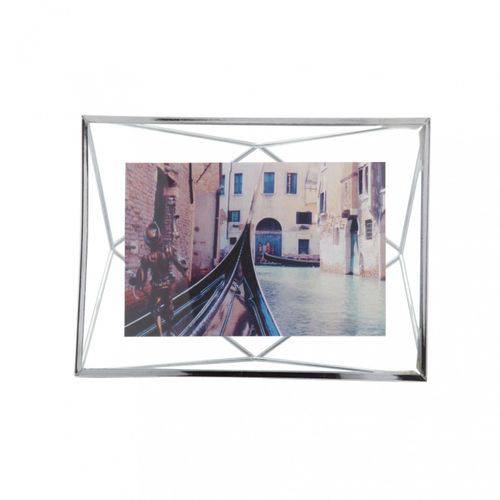 Porta-retrato Prisma Prata 10x15cm - Umbra