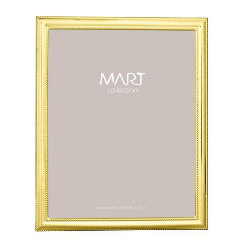 Porta Retrato Retangular em Metal I 20cmx25cm Mart Collection Dourado