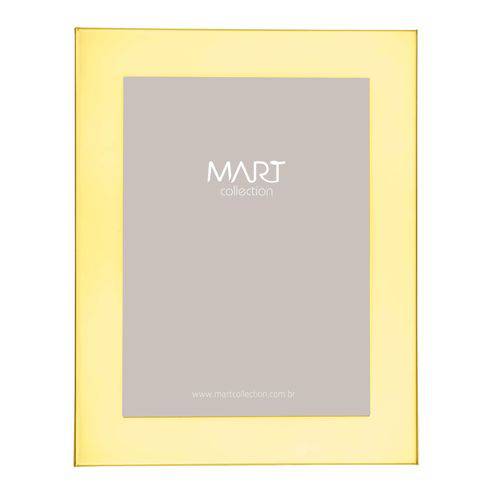 Porta Retrato Retangular em Metal IV 20cmx25cm Mart Collection Dourado