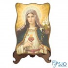 Porta-Retrato Sagrado Coração de Maria - Modelo 3 | SJO Artigos Religiosos