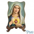 Porta-Retrato Sagrado Coração de Maria - Modelo 2 | SJO Artigos Religiosos