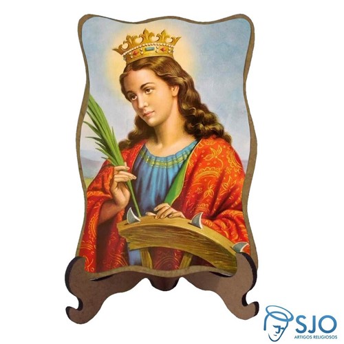 Porta-Retrato Santa Catarina - Modelo 1 | SJO Artigos Religiosos