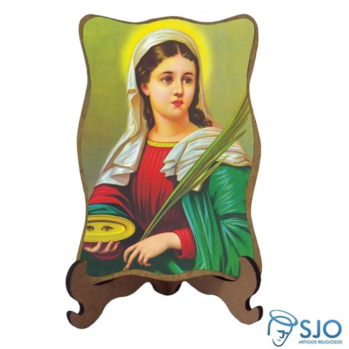 Porta-Retrato Santa Luzia - Modelo 1 | SJO Artigos Religiosos