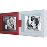Porta-Retrato Together 62879 com Silk Creen 16x42cm para 2 Fotos - Kapos