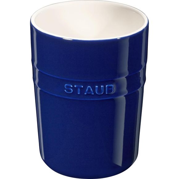 Porta Utensílios 11Cm Azul Marinho Ceramica - Staub - 405115780