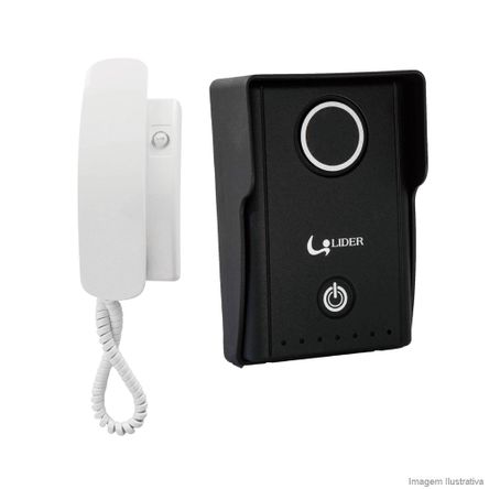 Porteiro Eletrônico Residencial Smart Slim LR 570 Bivolt Líder