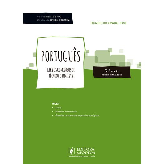 Portugues para os Concursos de Tecnico e Analista - Juspodivm