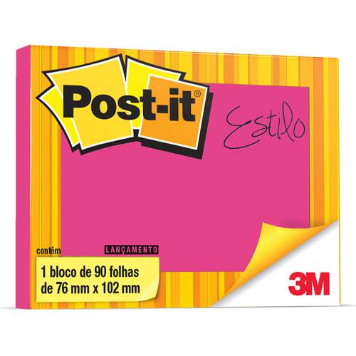 Post-It 76 X 102mm 90 Folhas Post-It 3m