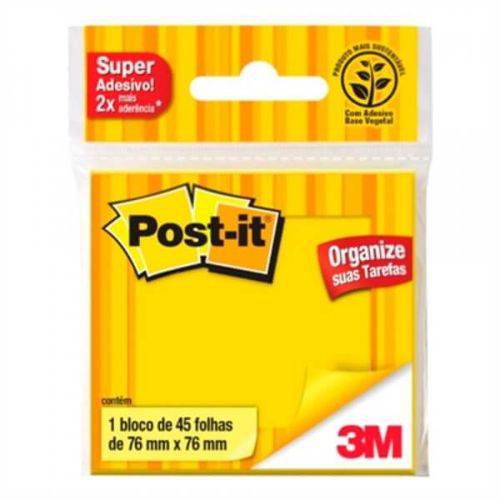 Post-It Amarelo Neon 76x76mm 45 Folhas - 3M 4und