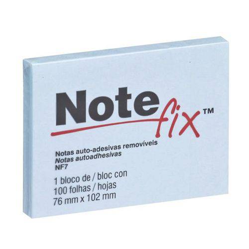 Post-it Notefix 76mm X 102mm 100 Folhas Azul 3m 15028