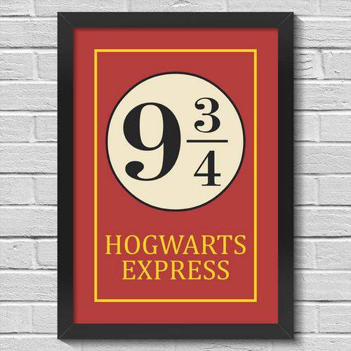 Poster A3 com Moldura Hogwarts Express