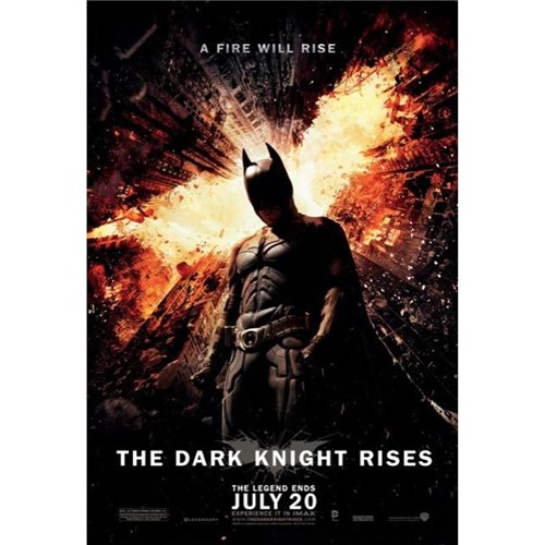 Poster Batman: o Cavaleiro das Trevas Ressurge #A 30x42cm