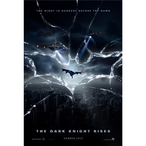Poster Batman: o Cavaleiro das Trevas Ressurge #C 30x42cm