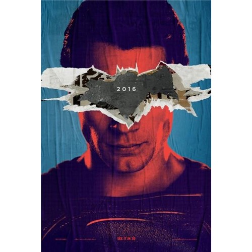 Poster Batman Vs Superman: a Origem da Justiça #D 30x42cm