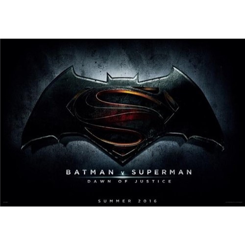 Poster Batman Vs Superman: a Origem da Justiça #F 30x42cm