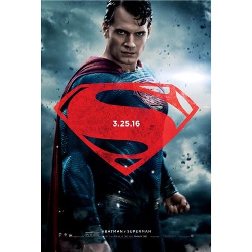 Poster Batman Vs Superman: a Origem da Justiça #G 30x42cm