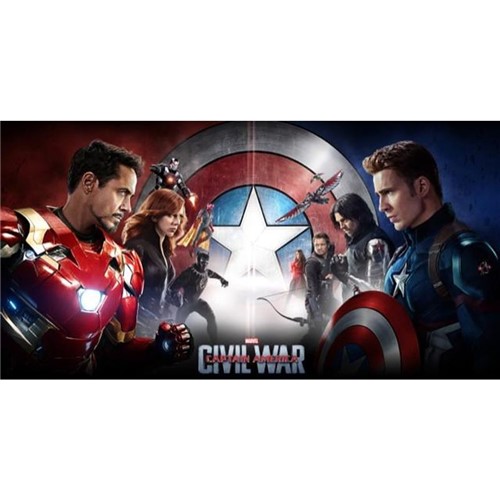 Poster Capitão América: Guerra Civil #F 30x42cm
