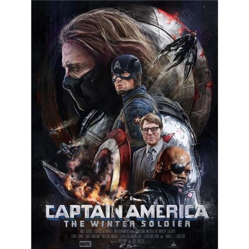 Poster Capitão América: Soldado Invernal #A 30x42cm