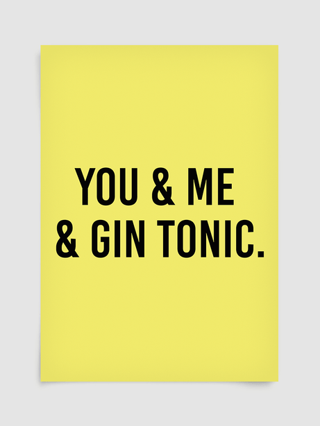 Poster Gin Tonic A2