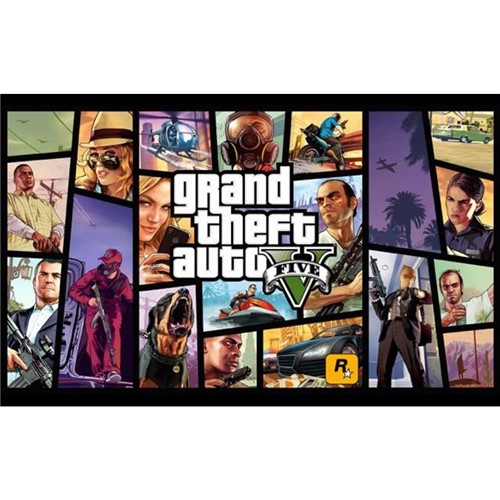 Poster Grand Theft Auto V - GTA 5 #B 30x42cm