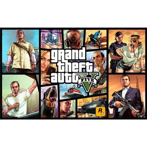 Poster Grand Theft Auto V - GTA 5 #C 30x42cm