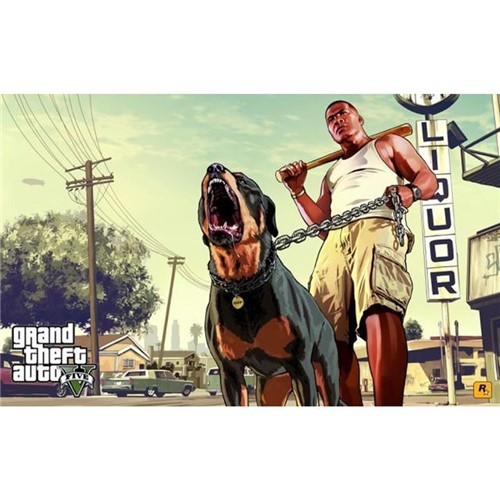 Poster Grand Theft Auto V - GTA 5 #D 30x42cm