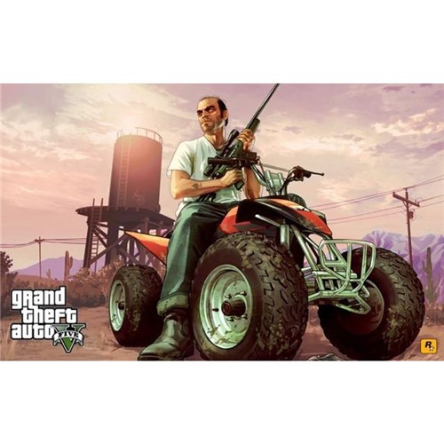 Poster Grand Theft Auto V - GTA 5 #F 30x42cm