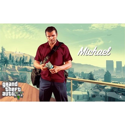 Poster Grand Theft Auto V - GTA 5 #J 30x42cm