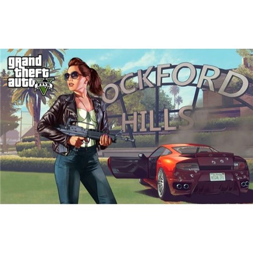 Poster Grand Theft Auto V - GTA 5 #N 30x42cm