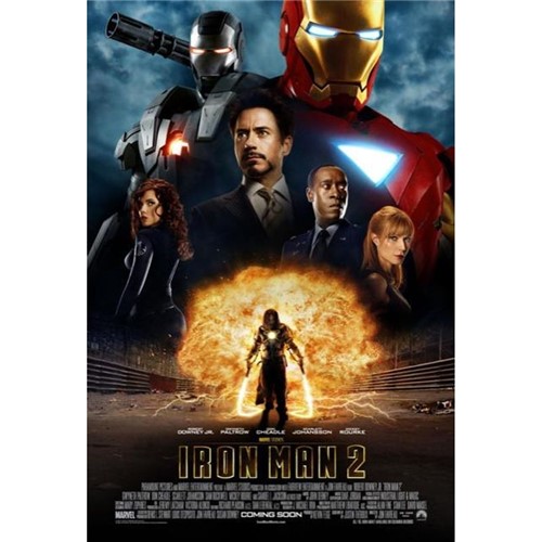 Poster Homem de Ferro 2 #A 30x42cm