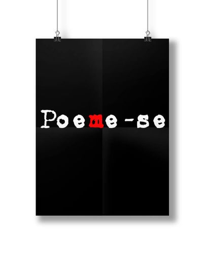 Poster Poeme-se Preta