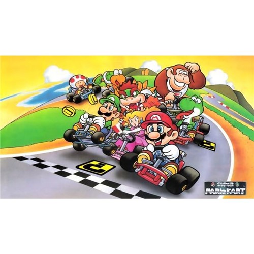 Poster Super Mario Kart #A 30x42cm